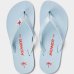 Chinelo Kenner Summer Lisa Rio Masculino - Azul Claro e Vermelho