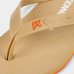 Chinelo Kenner Summer Lisa Rio Masculino - Bege e Laranja