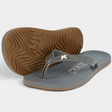 Chinelo Kenner Summer Lisa Masculino - Cinza e Marrom