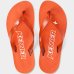 Chinelo Kenner Summer Lisa Masculino - Laranja e Branco