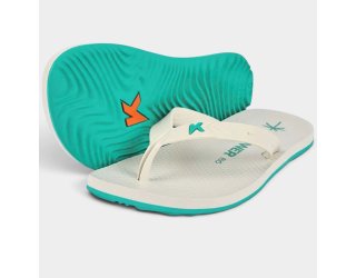 Chinelo Kenner Summer Lisa Rio Masculino - Off White e Verde Chinelo Kenner Summer Lisa Rio Masculino - Off White e Verde
