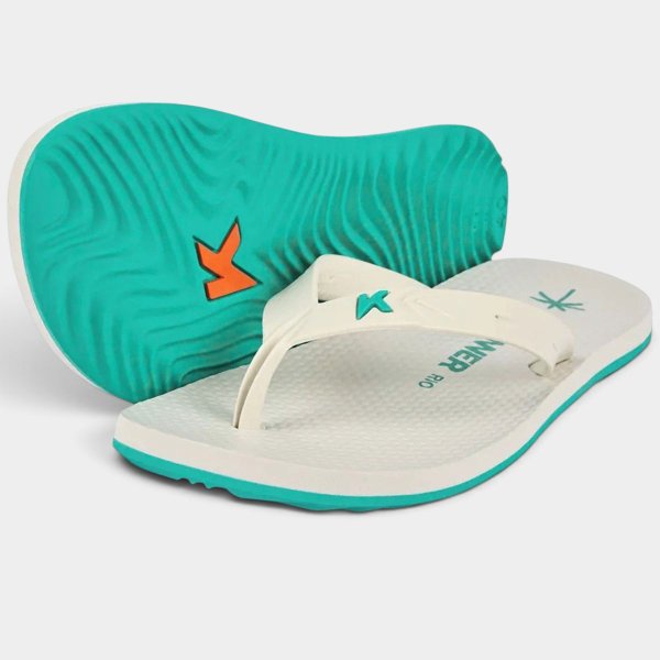 Chinelo Kenner Summer Lisa Rio Masculino - Off White e Verde