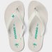 Chinelo Kenner Summer Lisa Rio Masculino - Off White e Verde
