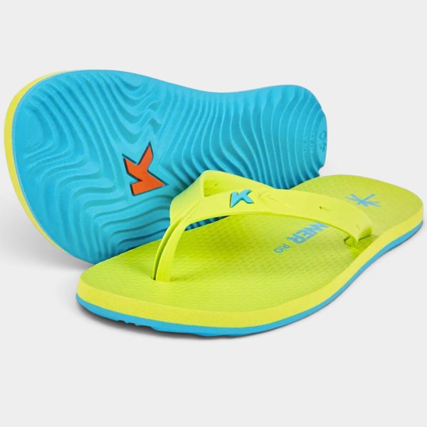 Chinelo Kenner Summer Lisa Rio Masculino - Verde Lima e Azul