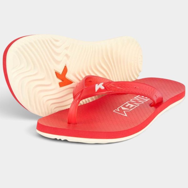 Chinelo Kenner Summer Lisa Masculino - Vermelho e Branco