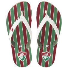 Chinelo Kenner Fluminense Red Masculino - Vermelho e Verde