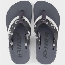 Sandália Kenner Kivah Colors Camuflagem Masculina - Cinza