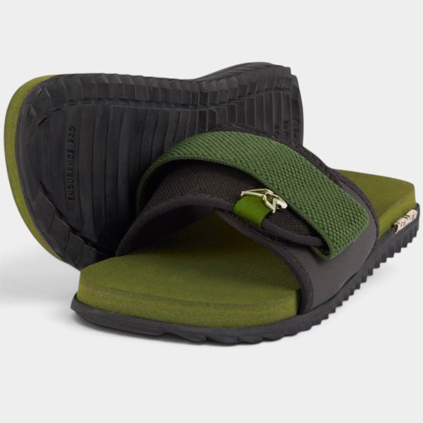 Chinelo Kenner Kivah Slide Masculino - Verde e Preto