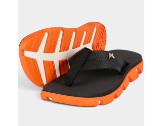 Sandália Kenner Aikon Masculino - Preto e Laranja Sandália Kenner Aikon Masculino - Preto e Laranja