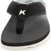 Chinelo Kenner Kivah Botafogo Masculino - Preto e Branco