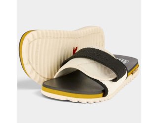 Chinelo Kenner Kivah Slide Santos FC Masculino - Preto e Branco Chinelo Kenner Kivah Slide Santos FC Masculino - Preto e Branco