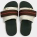 Chinelo Kenner Kivah Slide Masculino - Verde Escuro e Marrom