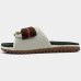 Chinelo Kenner Kivah Slide Masculino - Verde Escuro e Marrom