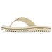 Sandália Kenner Kivah Dots L7 Masculino - Branco e Dourado