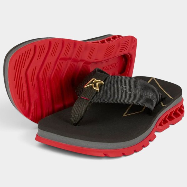 Chinelo Kenner Rakka Flamengo Rubro Negro Masculino - Preto