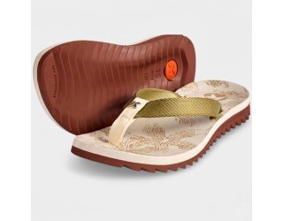 Chinelo Kenner Kyra Slim Estampada Feminino - Branco e Dourado Chinelo Kenner Kyra Slim Estampada Feminino - Branco e Dourado