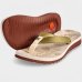 Chinelo Kenner Kyra Slim Estampada Feminino - Branco e Dourado