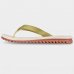 Chinelo Kenner Kyra Slim Estampada Feminino - Branco e Dourado