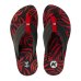 Chinelo Kenner Kyra Pro Flamengo Feminino - Preto e Vermelho