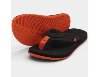 Sandália Kenner K1 Masculina - Preto e Laranja Sandália Kenner K1 Masculina - Preto e Laranja