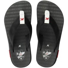 Chinelo Kenner Vasco Kivah Masculino - Preto e Branco