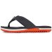 Chinelo Infantil Kenner NK6 Pro - Preto e Laranja