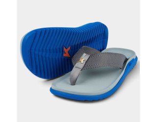 Chinelo Kenner Nk7 Masculino - Cinza e Azul Chinelo Kenner Nk7 Masculino - Cinza e Azul