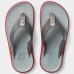 Chinelo Kenner Nk7 Masculino - Cinza e Vermelho