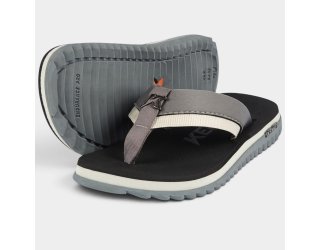 Sandália Kenner Kivah Line Colors Masculina - Cinza e Branco Sandália Kenner Kivah Line Colors Masculina - Cinza e Branco