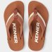 Sandália Kenner Kivah Line Colors Masculina - Marrom e Branco