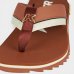 Sandália Kenner Kivah Line Colors Masculina - Marrom e Branco