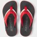 Sandália Kenner Kivah Line Colors Masculina - Vermelho e Preto