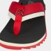 Sandália Kenner Kivah Line Colors Masculina - Vermelho e Preto