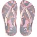 Chinelo Infantil Kenner Ibiza Borboletas Kids - Rosa Claro e Cinza