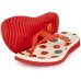 Chinelo Infantil Kenner Ibiza Tomates Kids - Branco e Vermelho