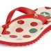 Chinelo Infantil Kenner Ibiza Tomates Kids - Branco e Vermelho