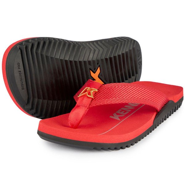 Chinelo Kenner Nk6 Gold Masculino - Vermelho