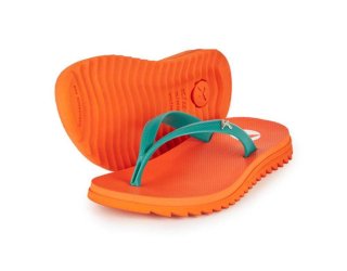 Chinelo Infantil Kenner Ibiza Kids - Laranja e Verde