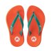 Chinelo Infantil Kenner Ibiza Kids - Laranja e Verde