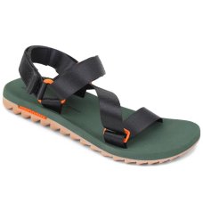 Sandália Kenner Trekking Brave Masculina - Laranja e Verde