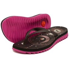 Chinelo Kenner Ibiza Astros Feminino - Preto e Rosa