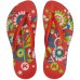 Chinelo Kenner Ibiza Niky Feminino - Verde e Vermelho