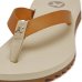 Chinelo Kenner Kyra Slim Feminino - Branco e Bege