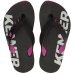 Chinelo Infantil Kenner Red Kids - Preto e Rosa