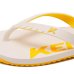Chinelo Kenner Red Masculino - Branco e Amarelo