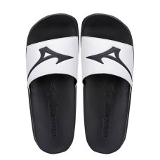 Chinelo Mizuno Slide Basic - Branco e Preto