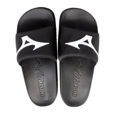 Chinelo Mizuno Slide Basic - Preto e Branco