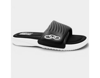 Chinelo Olympikus Melbourne 2 Masculino - Preto e Branco
