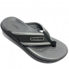 Chinelo Olympikus 921 Tradicional Masculino - Preto e Chumbo