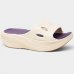 Chinelo Olympikus Pós Corre Feminino - Bege e Azul